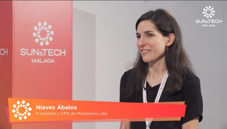 Dos minutos inspiradores en Sun&Tech con Nieves Ábalos, fundadora y CPO de Monoceros Labs