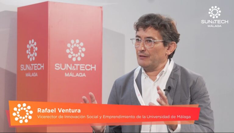 ​Dos minutos inspiradores en Sun&Tech con Rafael Ventura, vicerrector de Innovación Social y Emprendimiento de la UMA